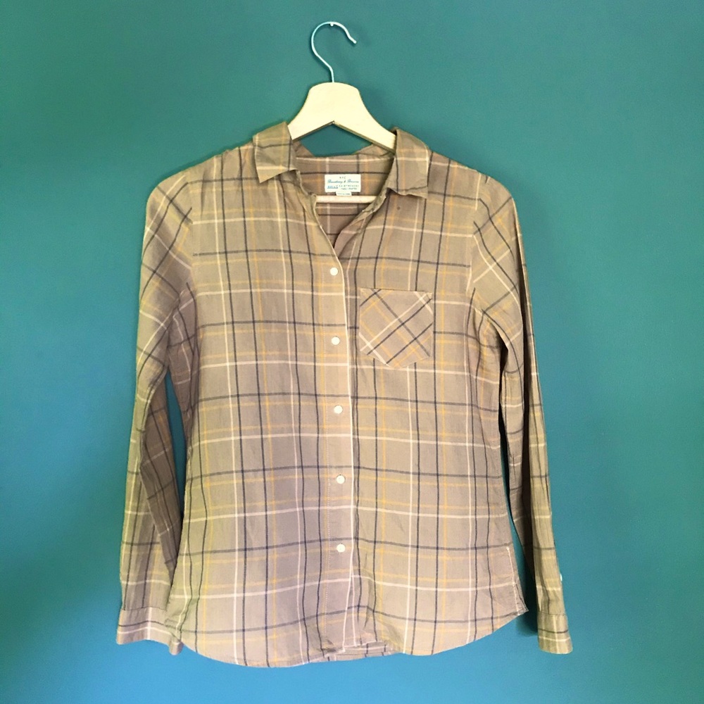 Madewell plaid button-down shirt